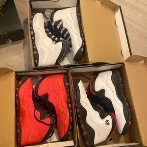 3 pairs of Jordan 10s